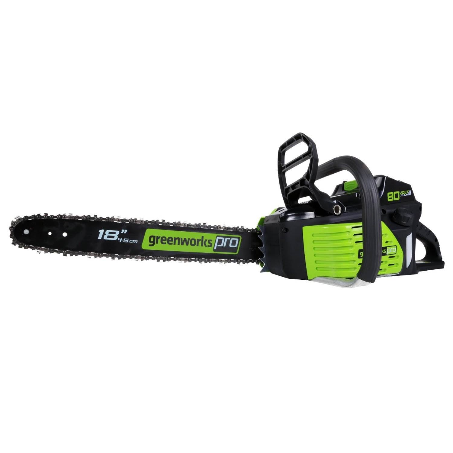Greenworks Pro 80V 18 Inch Chain/Bar DigiPro Cordless Chainsaw, Green (Open Box)