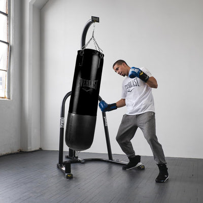 Everlast Heavy Bag w/ Double Reinforced D Ring and Nylon Strap, Black (Open Box) - VMInnovations