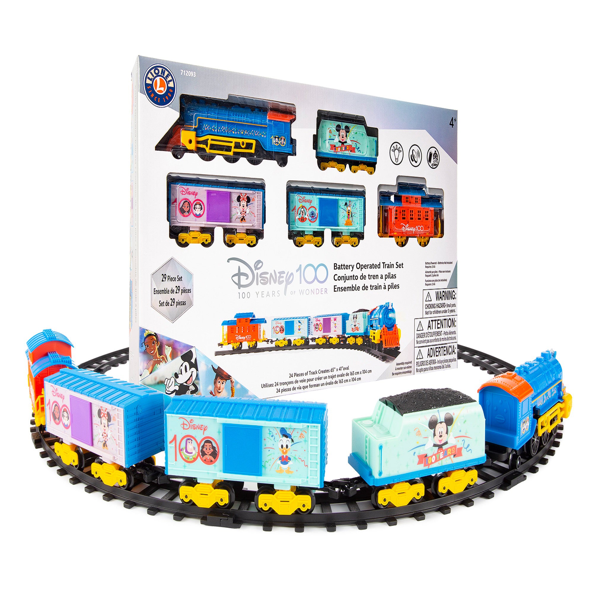 Lionel Trains Disney 100 Yrs of Wonder Battery Operated Ready-To-Play Set (Used) - VMInnovations