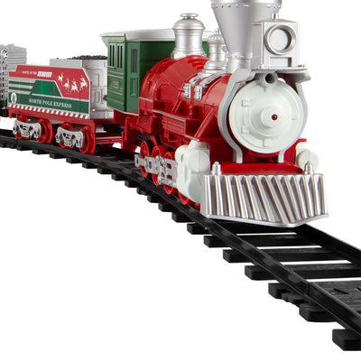 Lionel Trains North Pole Express Holiday Train 29 Piece Set with Smoke Effect - VMInnovations