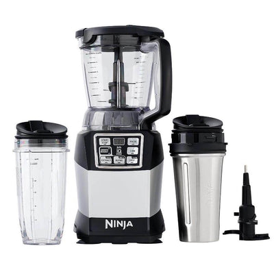 Nutri Ninja Auto IQ Compact Blender w/ Food Processor Bowl + To-Go Cups | BL492W