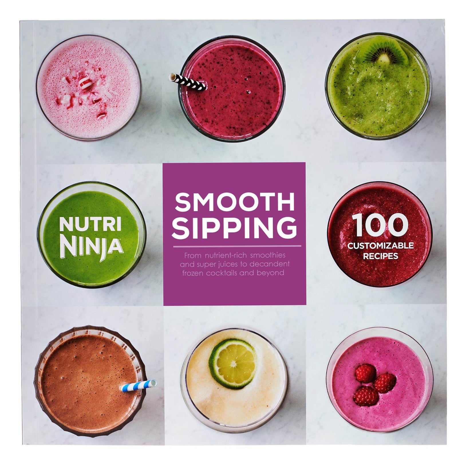 SharkNinja Smooth Sipping 100 Recipe Book for BL480 & BL490 Series IQ Blenders - VMInnovations