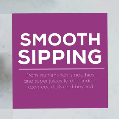 SharkNinja Smooth Sipping 100 Recipe Book for BL480 & BL490 Series IQ Blenders