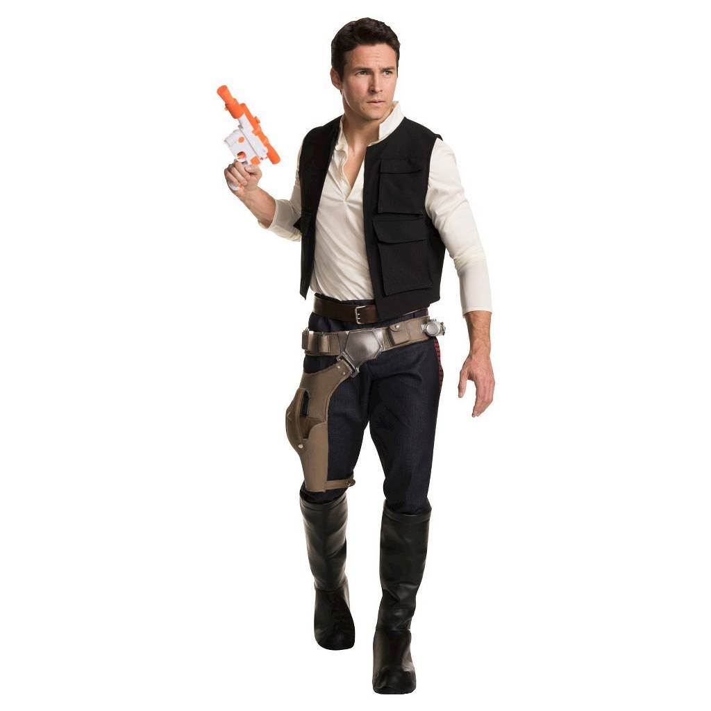 Rubie's Grand Heritage Star Wars Adult Han Solo Costume, Standard | (Open Box)