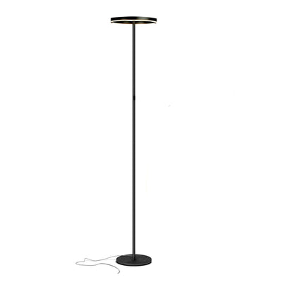 Brightech Halo Split LED Bright Standing Floor Lamp, Jet Black Finish (Open Box) - VMInnovations