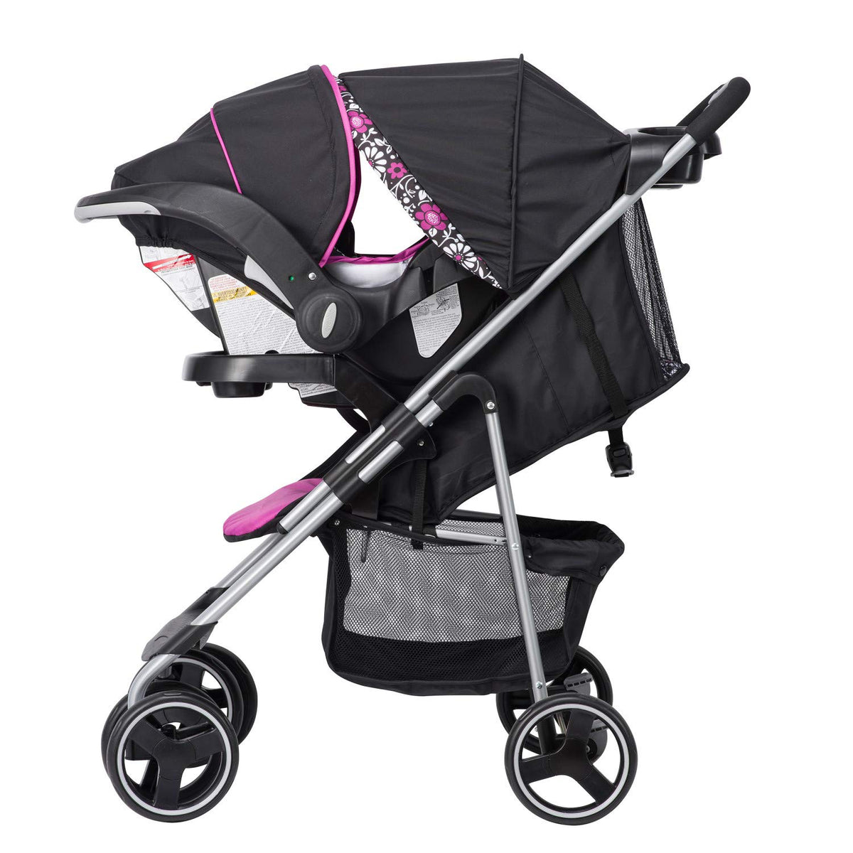 Evenflo Vive Baby Stroller & Embrace Infant Car Seat Travel System, Daphne - VMInnovations