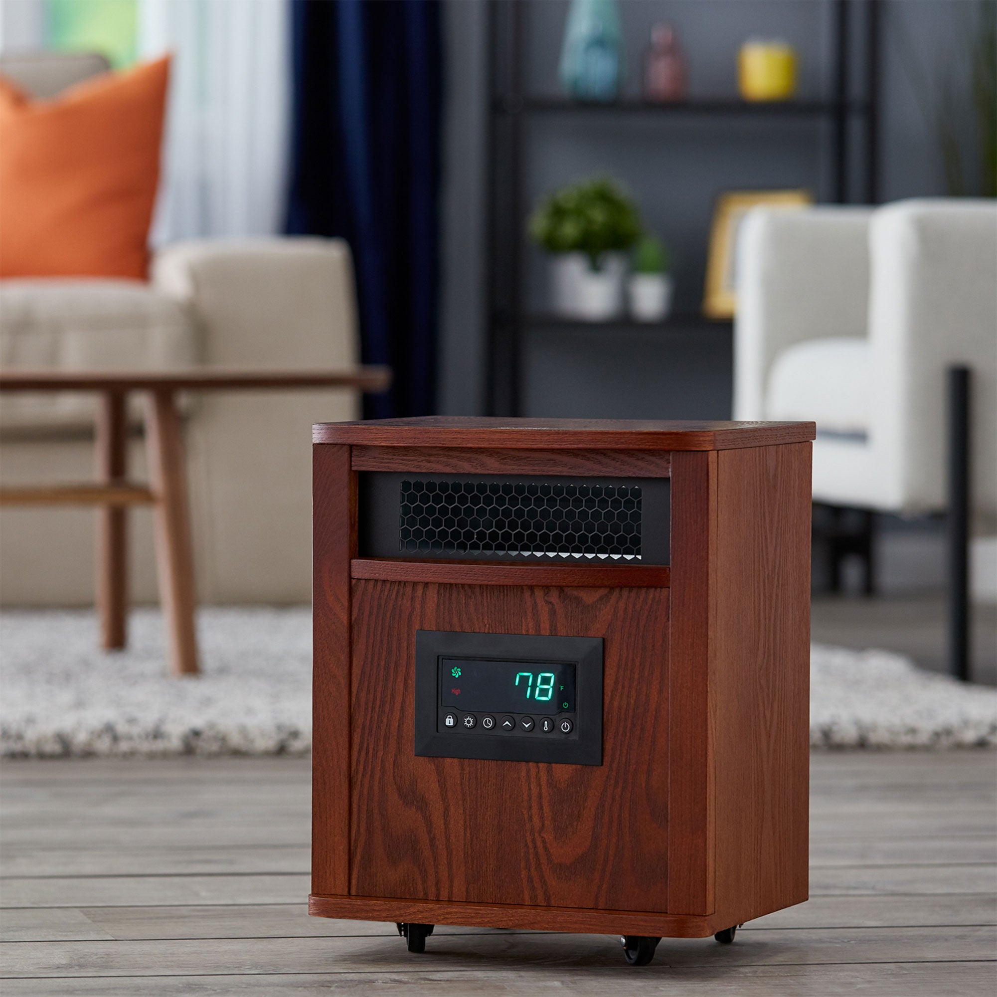 Lifesmart 6 Element 1500W Portable Infrared Quartz Mica Space Heater (3 Pack) - VMInnovations