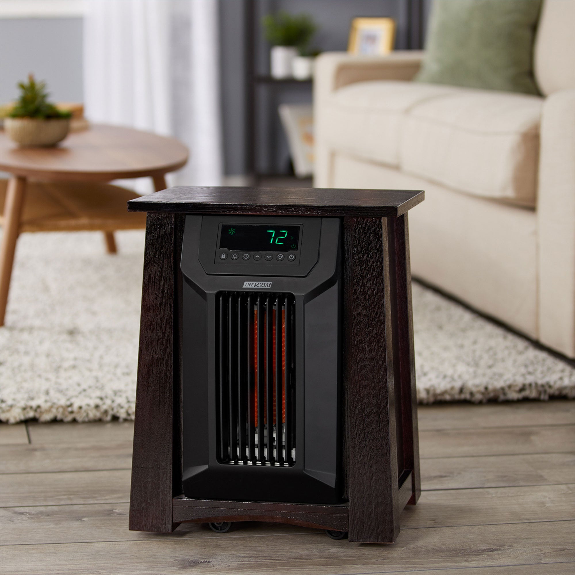 Lifesmart 6 Element Infrared Quartz Electric Portable Space Heater (Open Box)