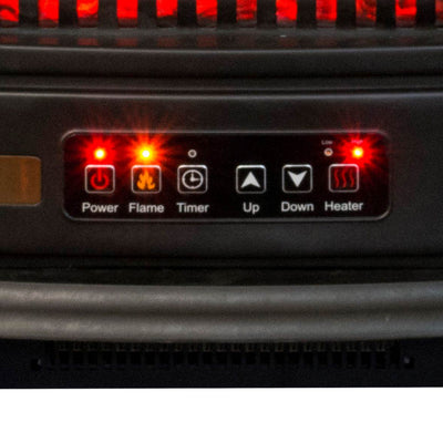 LifeSmart LifePro Electric Stove Heater, 1500W Infrared Quartz Heater w/ Remote - VMInnovations