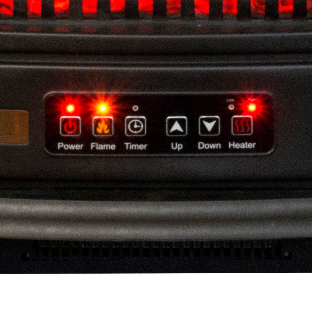 LifeSmart LifePro Electric Stove Heater, 1500W Infrared Quartz Heater w/ Remote - VMInnovations