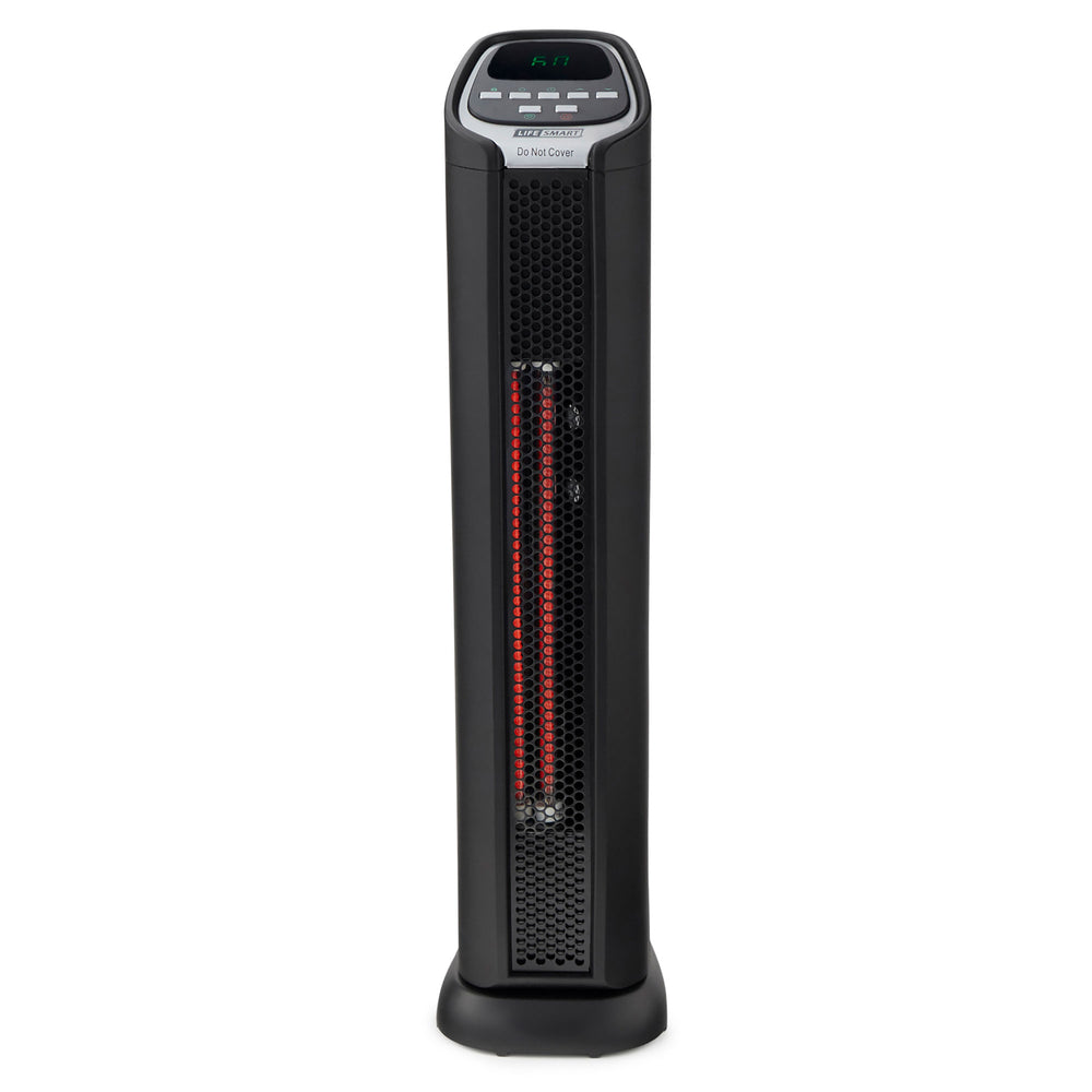 LifeSmart LifePro 1500W Portable Electric Infrared Quartz Tower Space Heater - VMInnovations