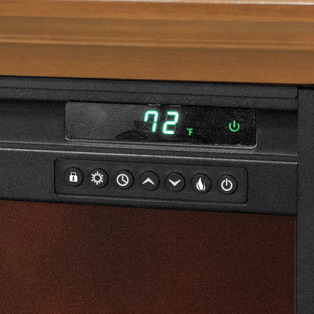 LifeSmart 1500 W Portable Electric Infrared Quartz Fireplace Heater (Open Box) - VMInnovations