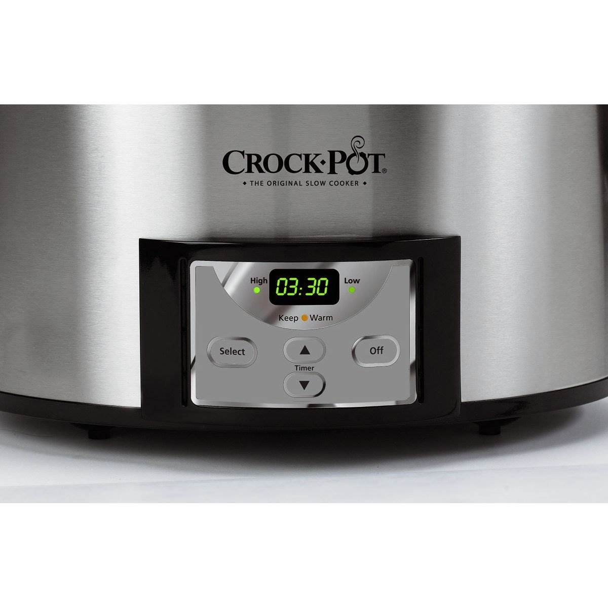 Crock-Pot Programmable 6-Quart Slow Cooker & Recipe Book (Missing Dipper)