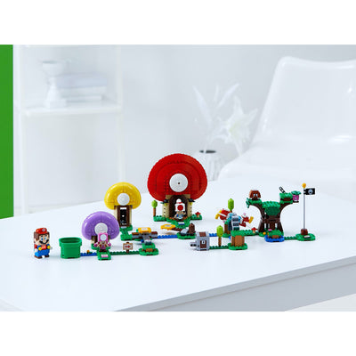 LEGO 71368 Super Mario Toad's Treasure Hunt Expansion Set Building Kit(Open Box)