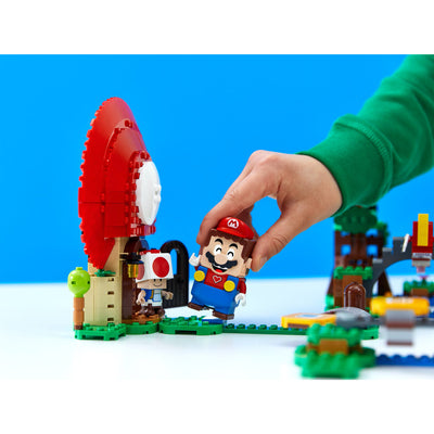 LEGO 71368 Super Mario Toad's Treasure Hunt Expansion Set Building Kit(Open Box)