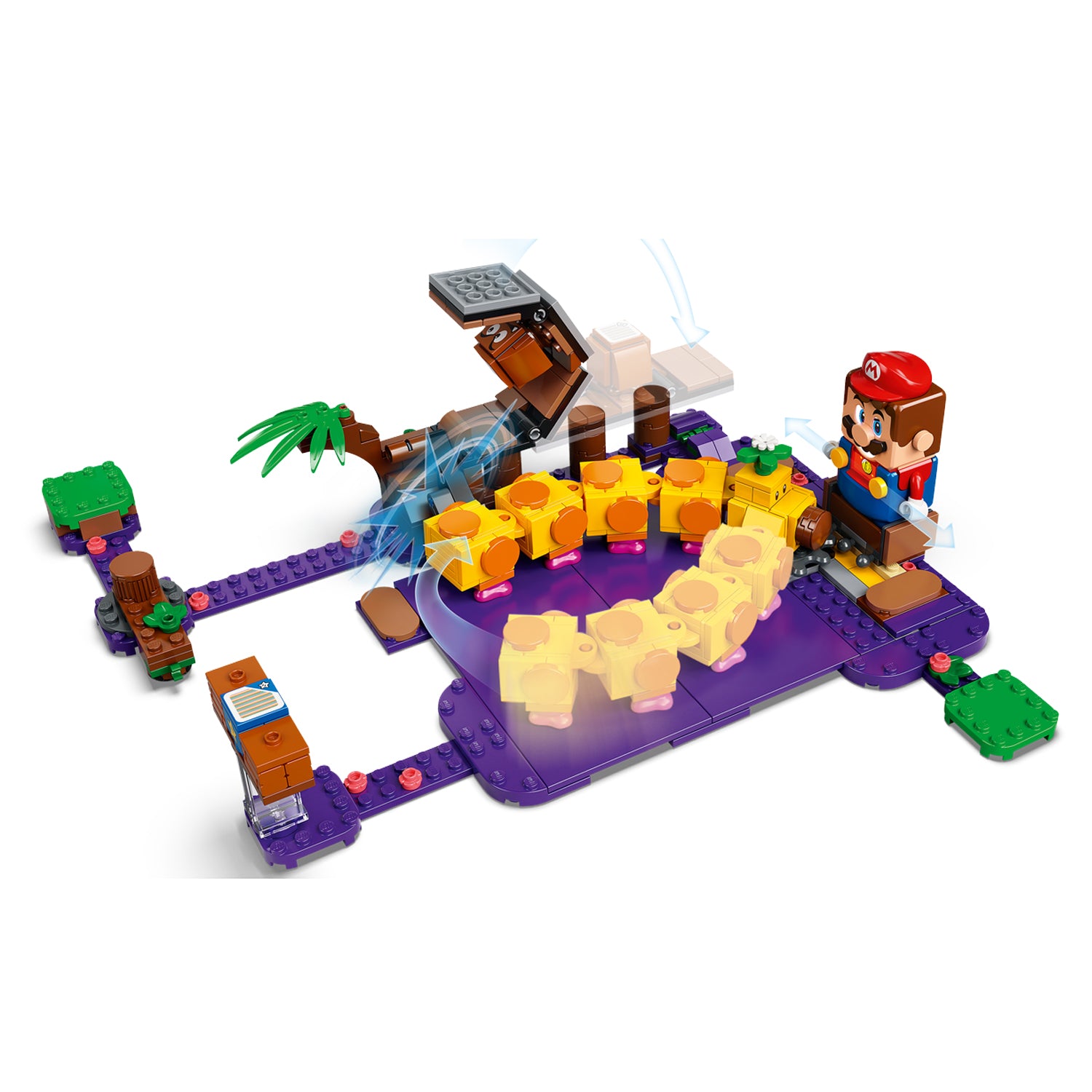 LEGO 71383 Super Mario Wiggler’s Poison Swamp 374 Piece Block Expansion Set