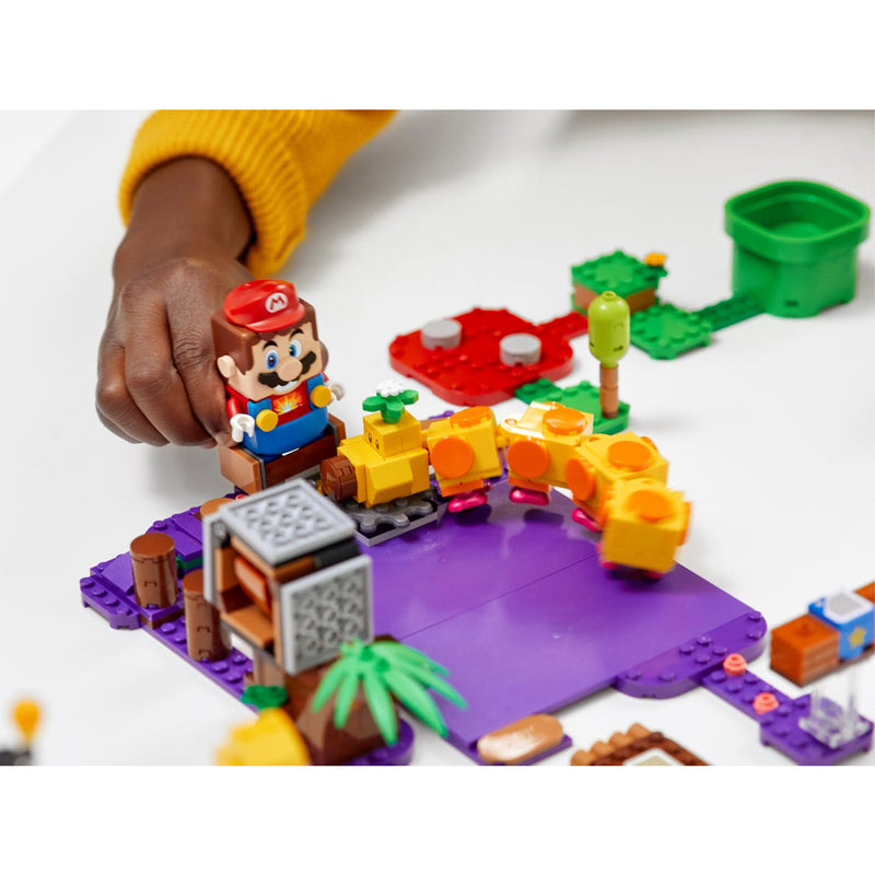 LEGO 71383 Super Mario Wiggler’s Poison Swamp 374 Piece Block Expansion Set