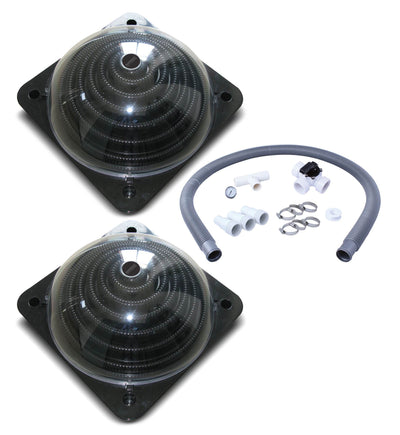 Two Kokido Keops Solar Dome Above Ground Pool Water Heaters & Bypass Kit - VMInnovations