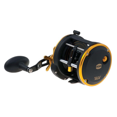 Penn Squall Levelwind Saltwater Fish Trolling Fishing Reel, Black (Refurbished)