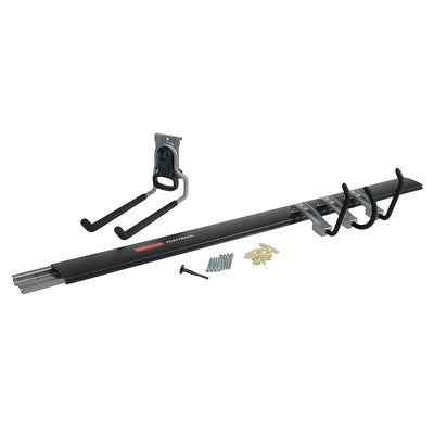 Rubbermaid FastTrack Garage 5 Piece Rail and Hook Kit Storage System (3 Pack) - VMInnovations