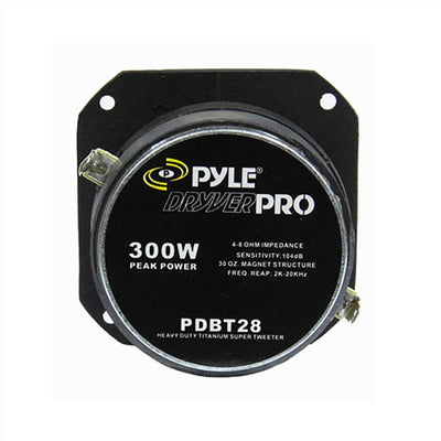 Pyle Pro 1 Inch 300 Watt Heavy Duty Titanium Super Car Tweeter (4 Pack) | PDBT28 - VMInnovations
