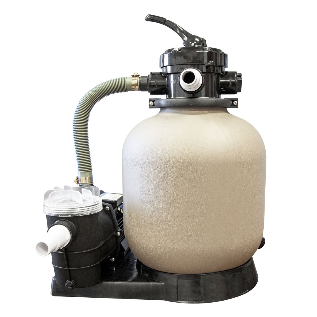 HYDROTOOLS by Swimline 14" Sand Filter Combo w/ Stand, 2400 GPH, 60lb Capacity