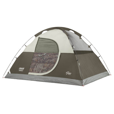 Coleman Realtree Xtra 4-Person Camo Dome Tent with Door Awning (Open Box)