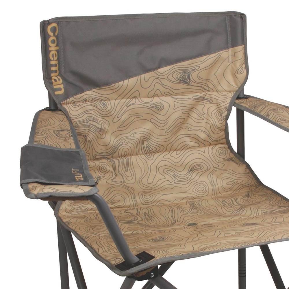 Coleman Oversized Big-n-Tall Quad Camping Chair with Phone Sleeve (Open Box)