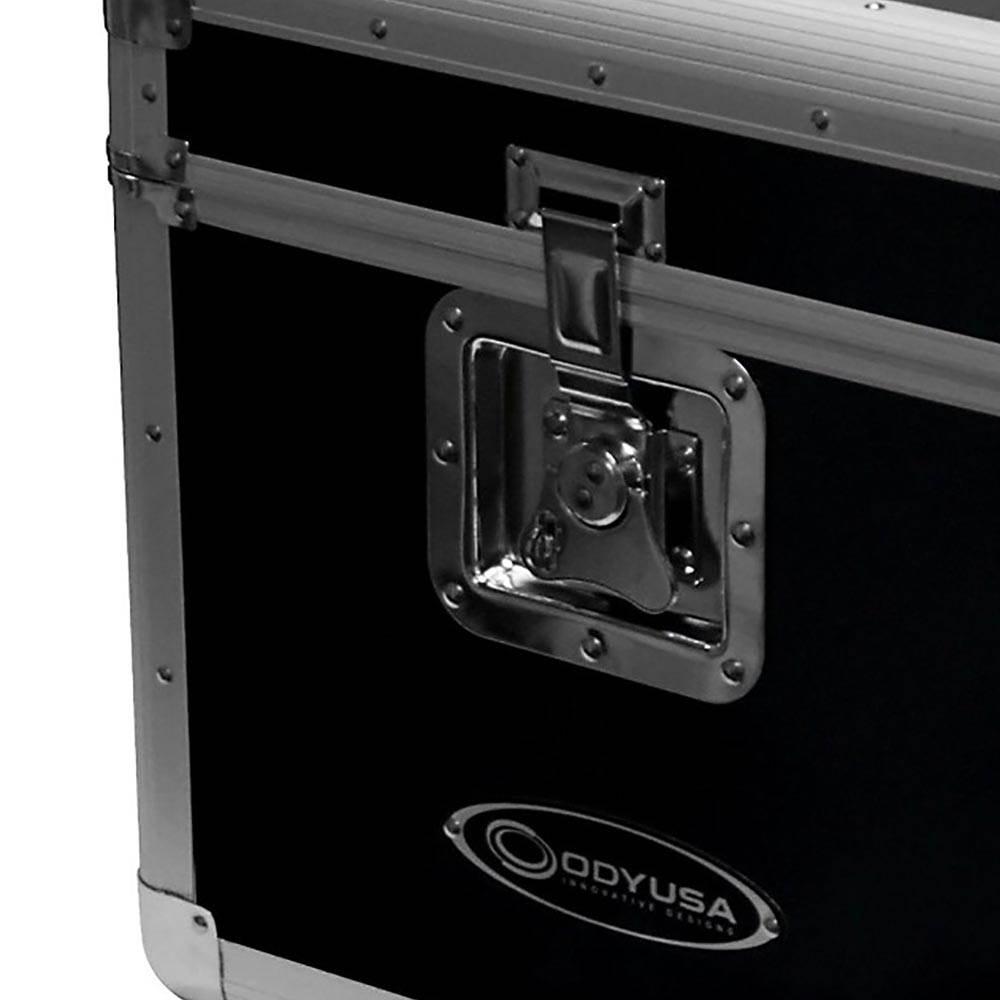 Odyssey KROM Transport Case for 70, 12 Inch Vinyl Records, Black (2 Pack) - VMInnovations