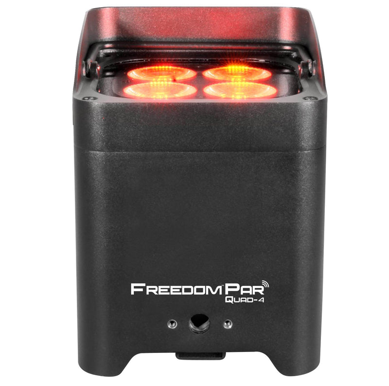 Chauvet DJ Freedom Par 4 Wireless Battery Wash Light Effect w/ Remote (2 Pack)