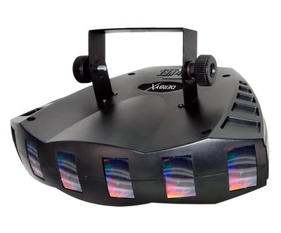 Chauvet Derby X LED RGB DMX 512 Strobe Light + Cubix LED RGB Centerpiece Light