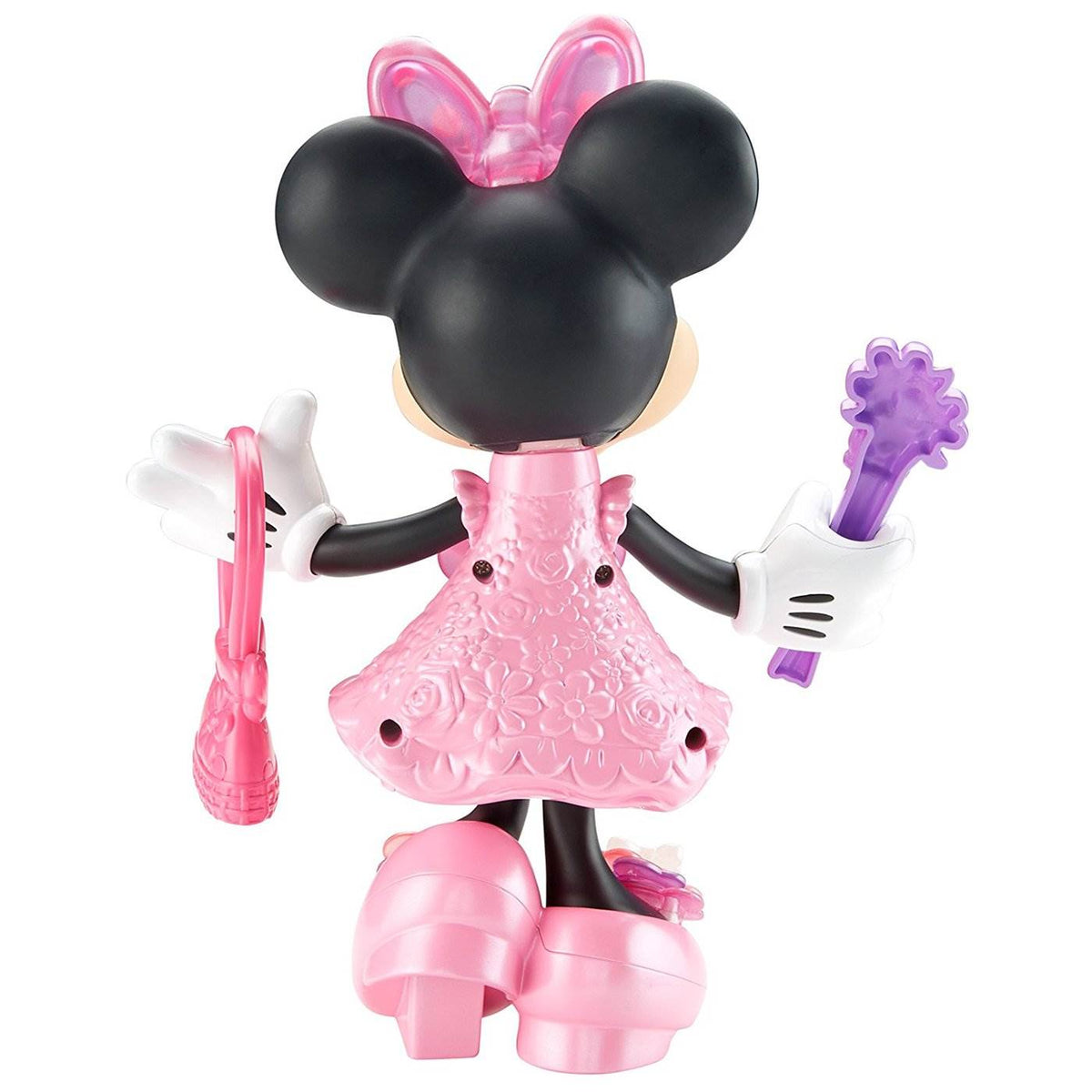 Fisher Price Disney 10" Singing Minnie Mouse Bloomin' Bows Minnie Doll (Used)