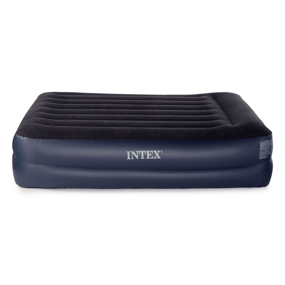 Intex Dura-Beam Pillow Rest Airbed w/ Fiber-Tech Built-In Pump, Queen | Used