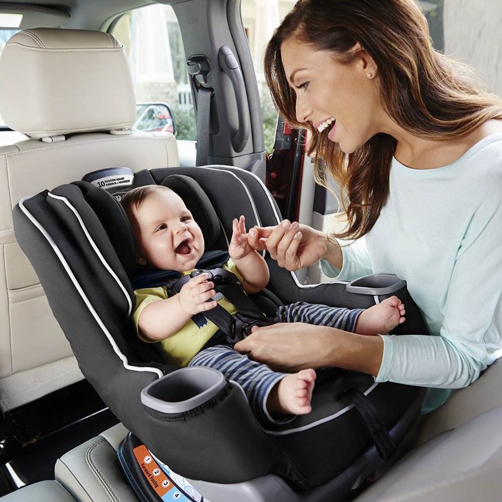 Graco Extend2Fit Convertible Car Seat for Toddlers | Gotham (Open Box)
