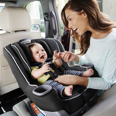 Graco Extend2Fit Convertible Car Seat for Toddlers | Gotham (Open Box)