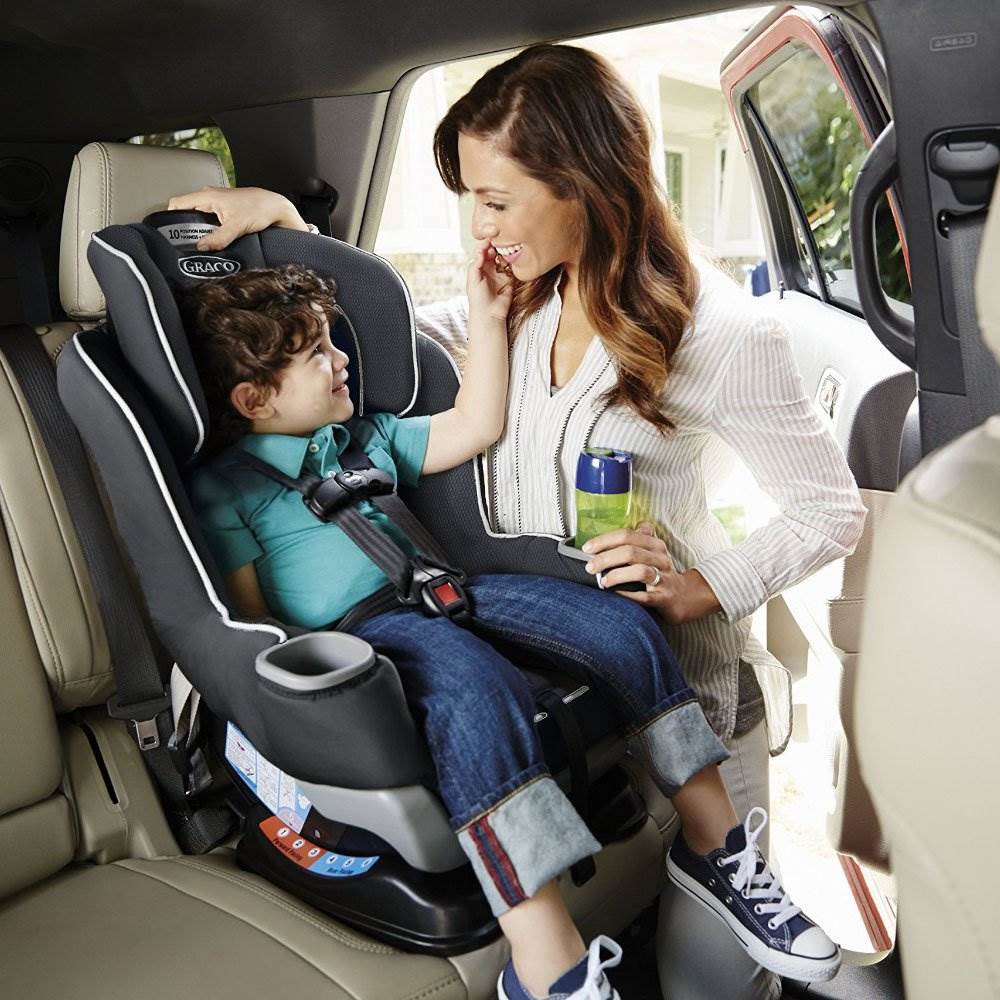 Graco Extend2Fit Convertible Car Seat for Toddlers | Gotham (Open Box)