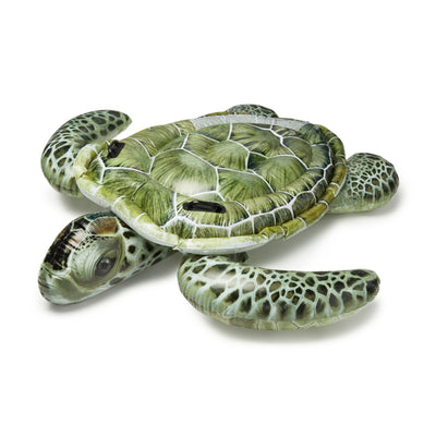 Intex Realistic Sea Turtle Inflatable Ride-On Pool Float with Handles (Used)