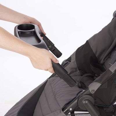 Evenflo Folio3 Stroller System w/ LiteMax Seat, Gray and 2 SafeMax Bases, Black
