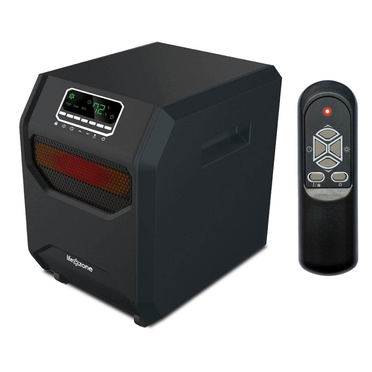 Lifesmart 4 Element 1500W Portable Electric Infrared Quartz Space Heater (Used)