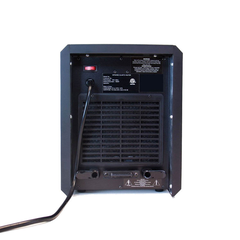 Lifesmart 4-Element Quartz Infrared Portable Electric Space Heater (Open Box)
