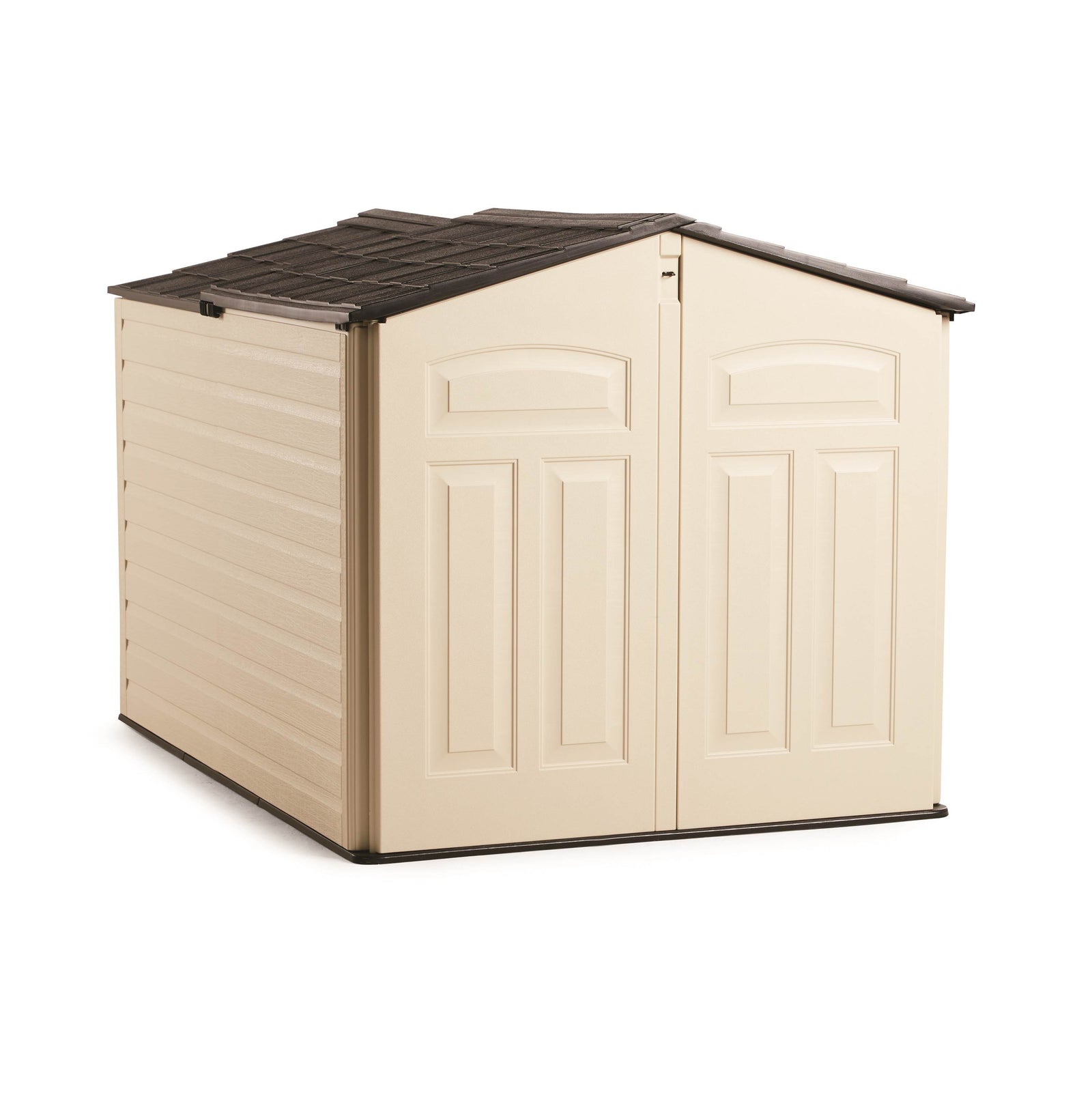 Rubbermaid 96 Cubic Feet Low-Profile Slide Lid Outdoor Storage Shed | 1800005 - VMInnovations