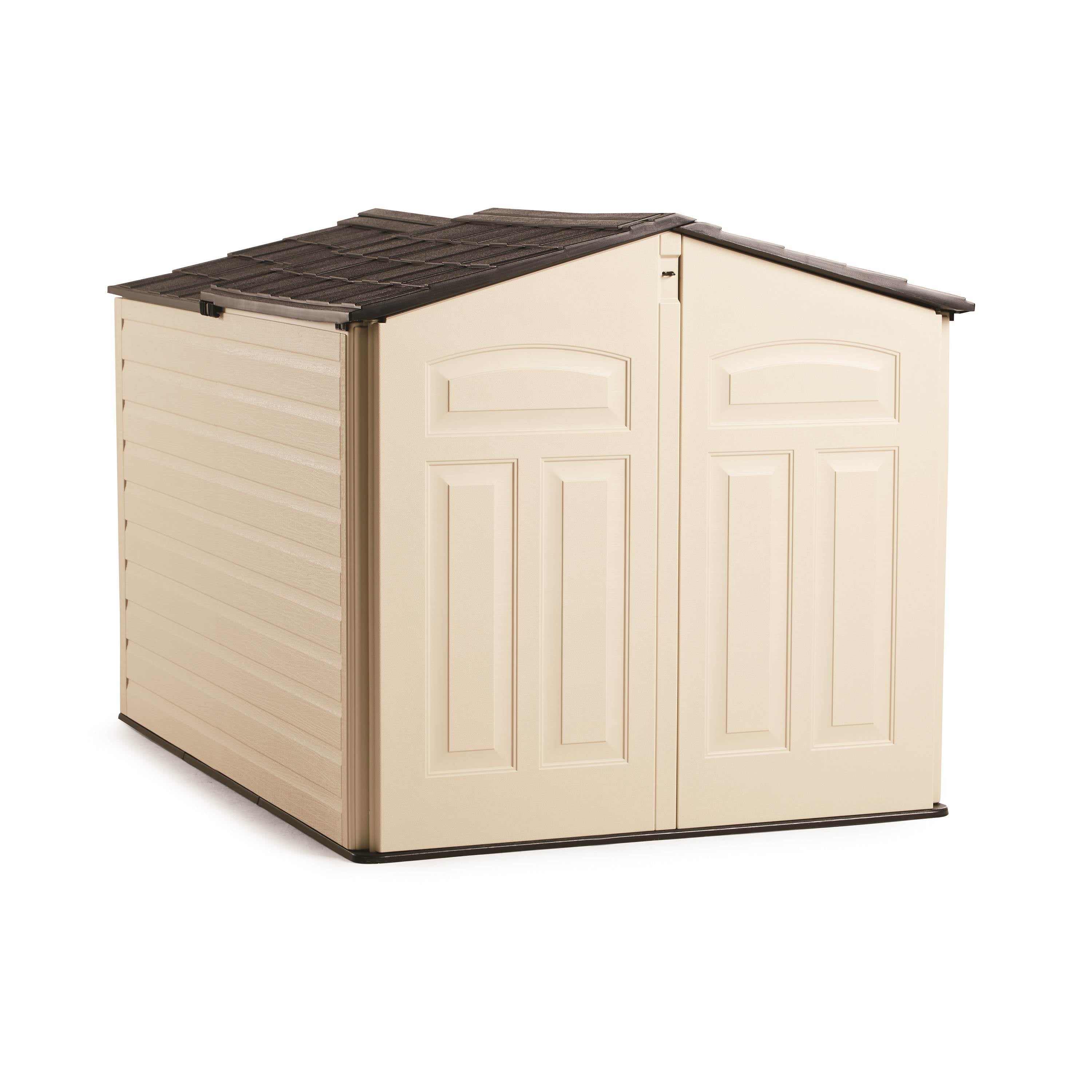 Rubbermaid 96 Cubic Feet Low-Profile Slide Lid Storage Shed | 1800005 (Open Box)