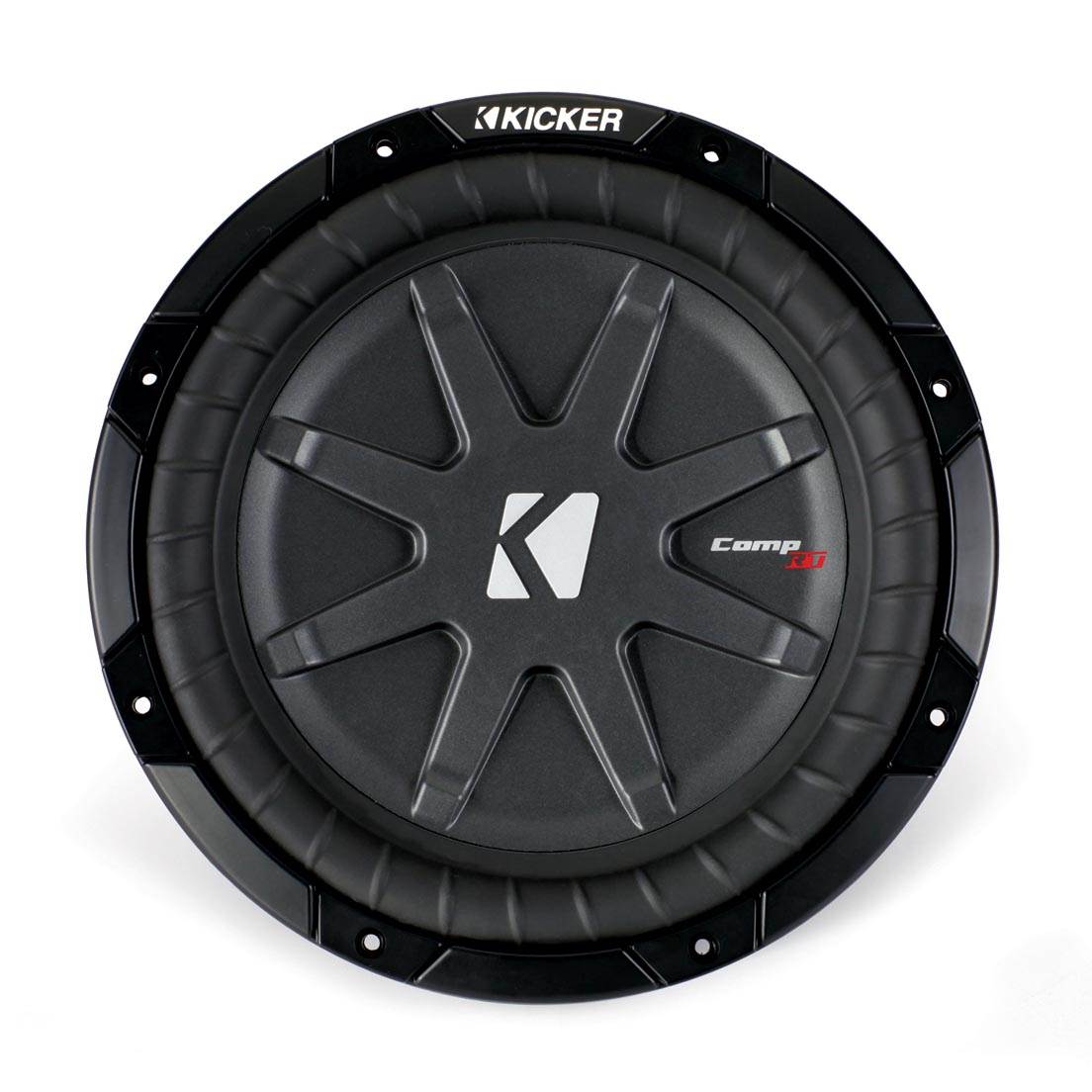 Kicker 10 Inch 2 Ohm CompRT Subwoofer, Certified Refurbished | 40TCWRT102