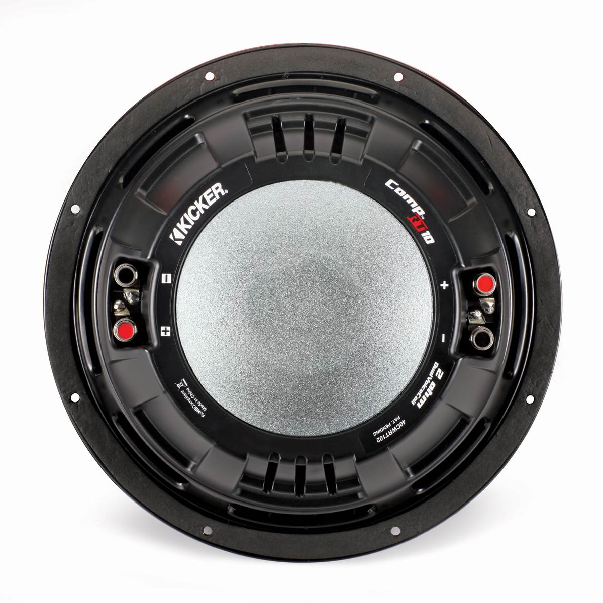 Kicker 10 Inch 2 Ohm CompRT Subwoofer, Certified Refurbished | 40TCWRT102