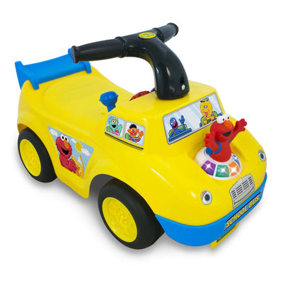 Kiddieland 055095 Elmo's Fun Learning School Bus Toddler Kids Ride On Toy Car (Refurbished)