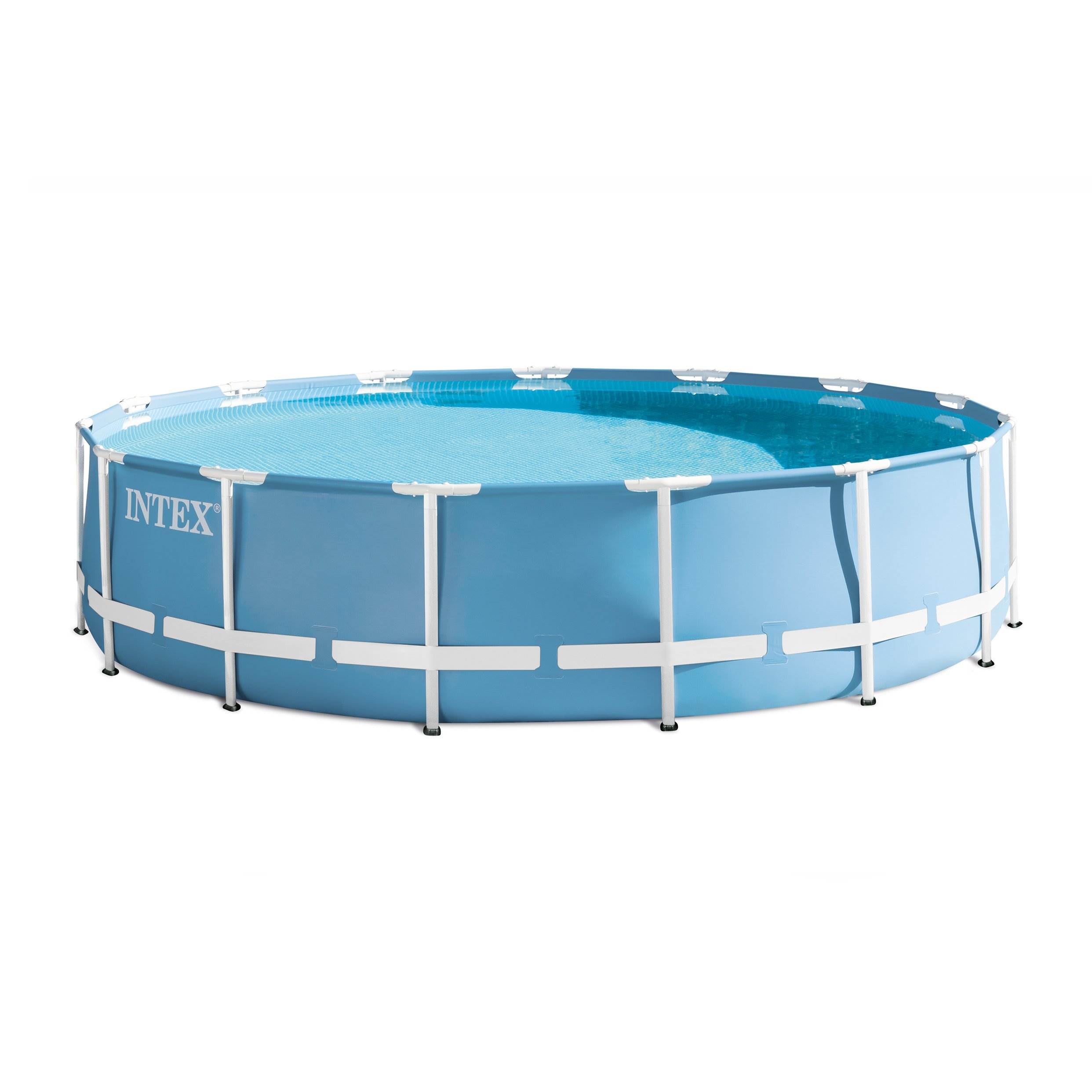 Intex 15' x 33" Prism Frame Above Ground Swimming Pool Set with Pump (Open Box)