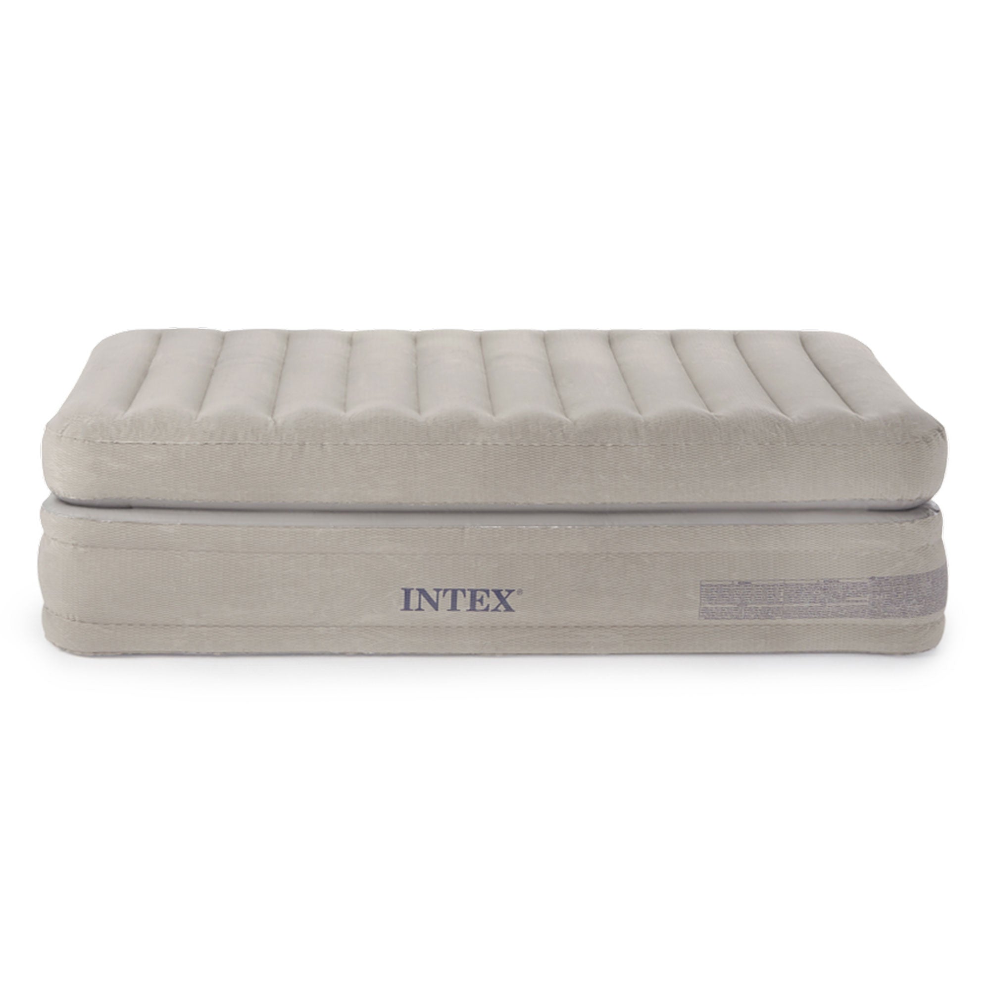 Intex 64443E Inflatable Prime Comfort Elevated Twin Airbed with Built-In Pump