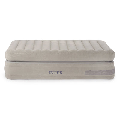 Intex 64443E Inflatable Prime Comfort Elevated Twin Airbed with Built-In Pump