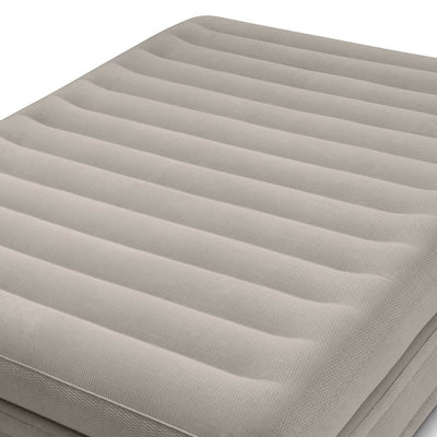 Intex Inflatable Prime Comfort Elevated Queen Airbed with Built-In Pump 64445E