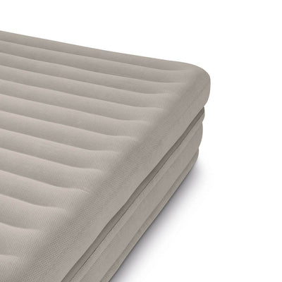 Intex Inflatable Prime Comfort Elevated Queen Airbed with Built-In Pump 64445E